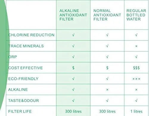 EHM Alkaline Water Pitcher - 3.8L Pure Healthy Water Ionizer - BPA Free & Anti-Bacterial Filter - Healthy, Clean & Toxin-Free Water In Minutes - Boost Your Energy Levels & Immune System