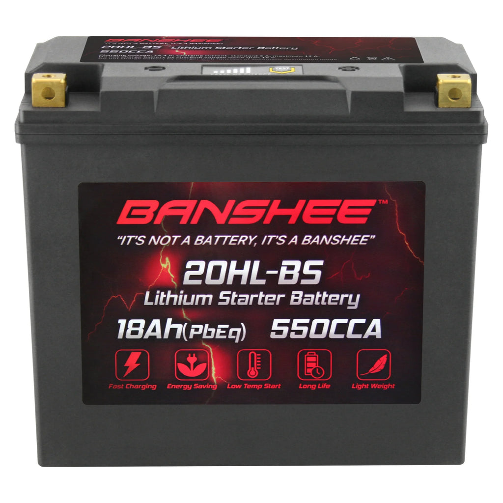 Banshee 20L-BS LiFePO4 Motorsports Battery Fitting with Yamaha FC1800 WaveRunner FX SVHO 2014 to 2020