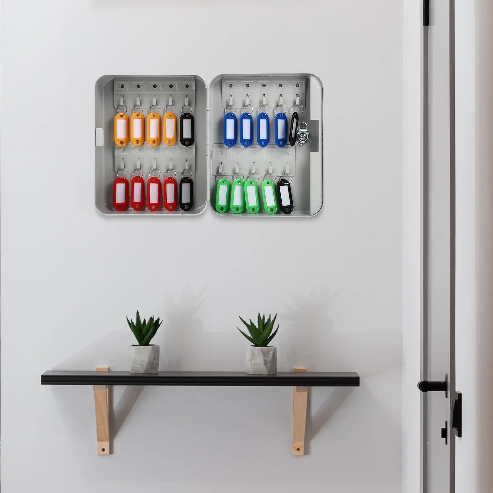 Key Wall Box Lock Mountcase Organizer Box Storage Safe Management Cabinet Holdermount Case Hanging Car Locking Key