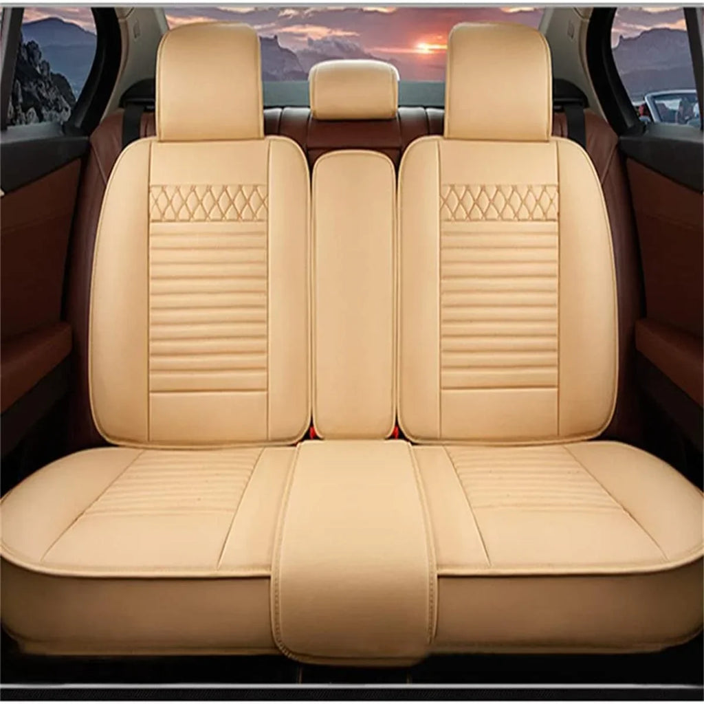Luxury Car Seat Shield For 11-17 200 55-22 300 04-22 Pacifica 5-Seat PU Leather Fits select: 2015-2017 CHRYSLER 200 LIMITED, 2017-2022 CHRYSLER PACIFICA TOURING L