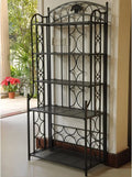 Iron Indoor/Outdoor Bakers Rack Space-Efficient For Cooling Baked Goods, Kitchen, Pantry Or Dining Area Allows For Good Ventilation, 70" D X 32" W X 4"