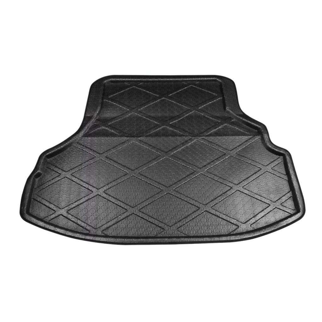 Unique Bargains Black Rear Trunk Tray Boot Liner Cargo Floor Mat Coating for Honda Accord 7 04-07