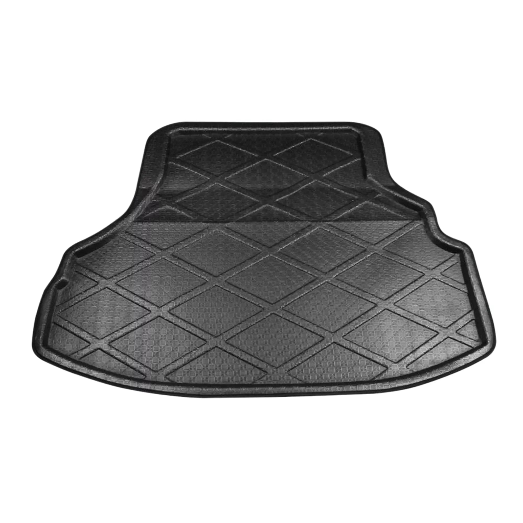 Unique Bargains Black Rear Trunk Tray Boot Liner Cargo Floor Mat Coating for Honda Accord 7 04-07