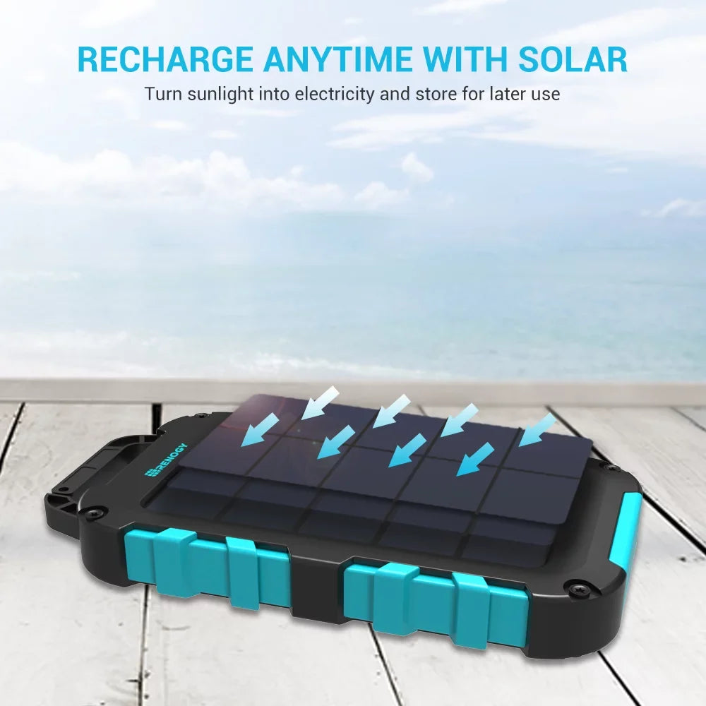 Renogy E.POWER 10000mAh Portable Solar Charger