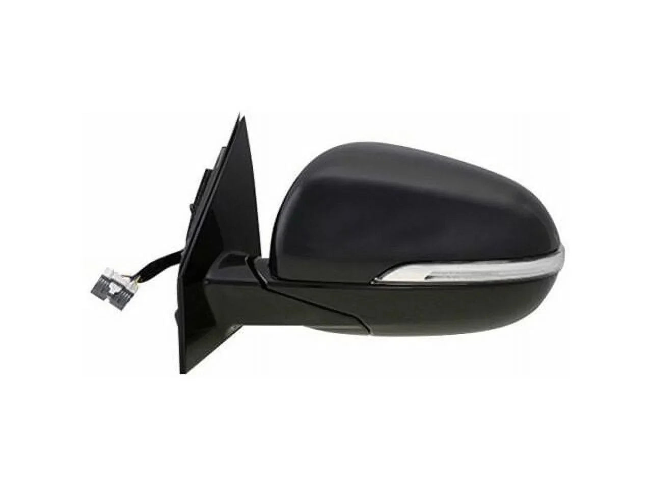 Left Driver Side Power Mirror - Paint to Match - Manual Folding - with Heated Glass and Turn Signal - without Camera and Blind Spot Detection - Fitting with 2016 - 2018 Kia Sorento 2017