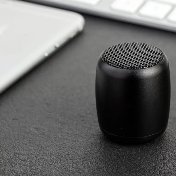Mini Wireless Speaker for Moto G Stylus (2022) Phone - Remote Shutter with Mic Audio Multimedia Rechargeable Black Fitting With Motorola Moto G Stylus (2022)