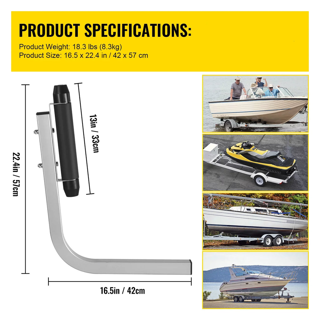 BENTISM Vessel Trailer Guide-on 22" Trailer Guide on for Ski Watercraft Watercraft 2PCS