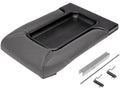 Console Lid - Dark Gray - with Hardware - Matching with 2001 - 2006 GMC Sierra 2500 HD with Split Bench Seat 2002 2003 2004 2005