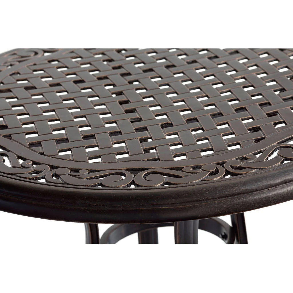 Cambridge Seasons 3-Piece Outdoor Bistro Set with Swivel Rockers