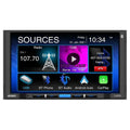 Jensen CAR710 7 in. 2 Din LCD Mechless Carplay & Android Auto Touchscreen Car Stereo Receiver