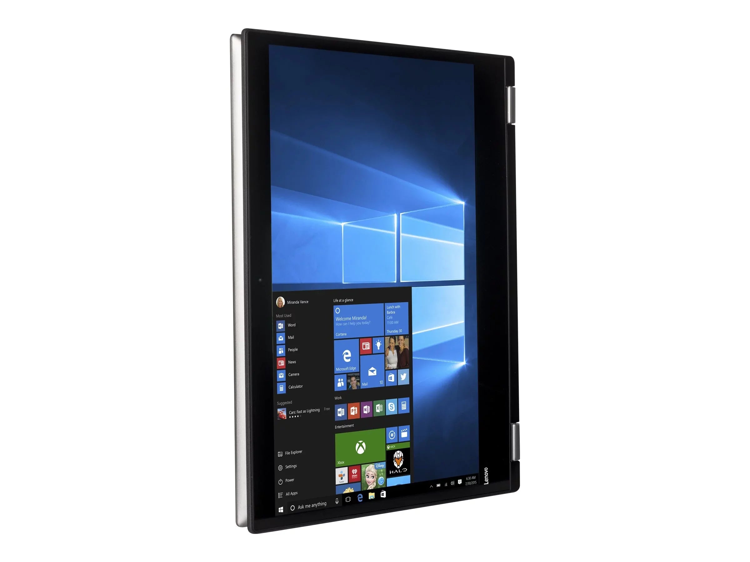 Lenovo 81CW0000US Ideapad 14" HD Touchscreen 4415U 2.3GHz 4GB RAM 500GB HDD Win 10 Home Black