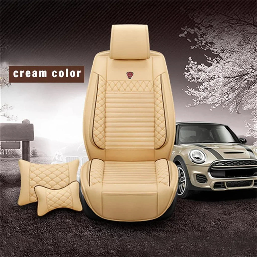 Luxury Car Seat Shield For 11-17 200 55-22 300 04-22 Pacifica 5-Seat PU Leather Fits select: 2015-2017 CHRYSLER 200 LIMITED, 2017-2022 CHRYSLER PACIFICA TOURING L