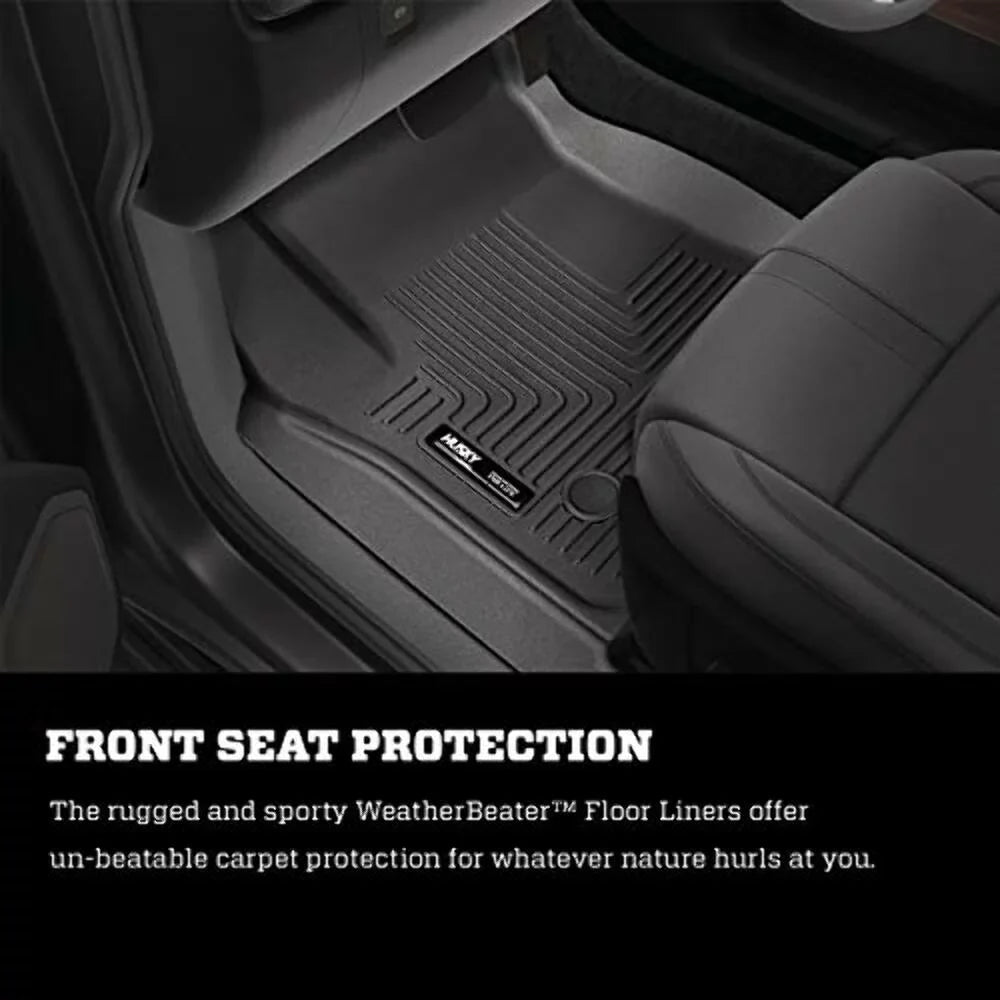 Husky by RealTruck 2nd Seat Floor Liner Fitting with 17-19 Pacifica Matching with select: 2017-2021 Chrysler Pacifica Touring L, 2020-2021 Chrysler Voyager