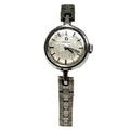 Pre-Owned Omega manual winding watch silver dial ladies (Fair)