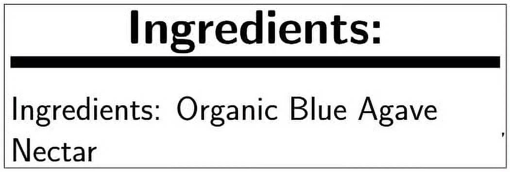 Wholesome Organic Blue Agave Sweetener, 5 Gallon -- 1 Each.