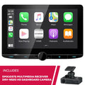 New Kenwood DMX1057XR 10.1" Multimedia Receiver & DRV-N520 Full HD Dashboard Camera