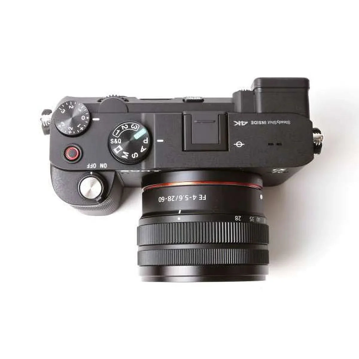 Sony Alpha a7C Mirrorless Camera with 28-60mm Lens (Black) + 64GB + Flash Bundle