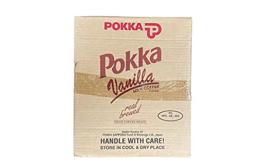 POKKA Coffee 9-Pack Set - Milk Coffee, Vanilla Coffee, Cappuccino, 8.1 Fl Oz (240Ml) Each (Vanilla Coffee - Pack Of 30 (1 Case))