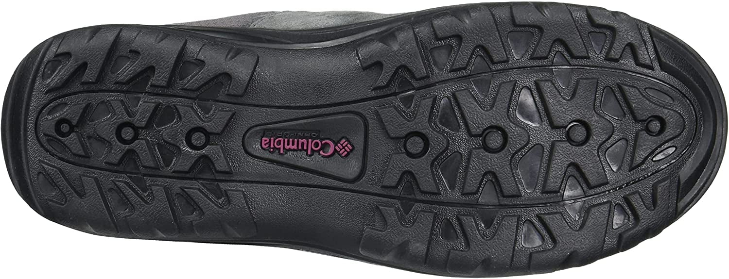 Columbia Womens Ice Maiden II Snow Boot 9 Wide Shale/Dark Raspberry