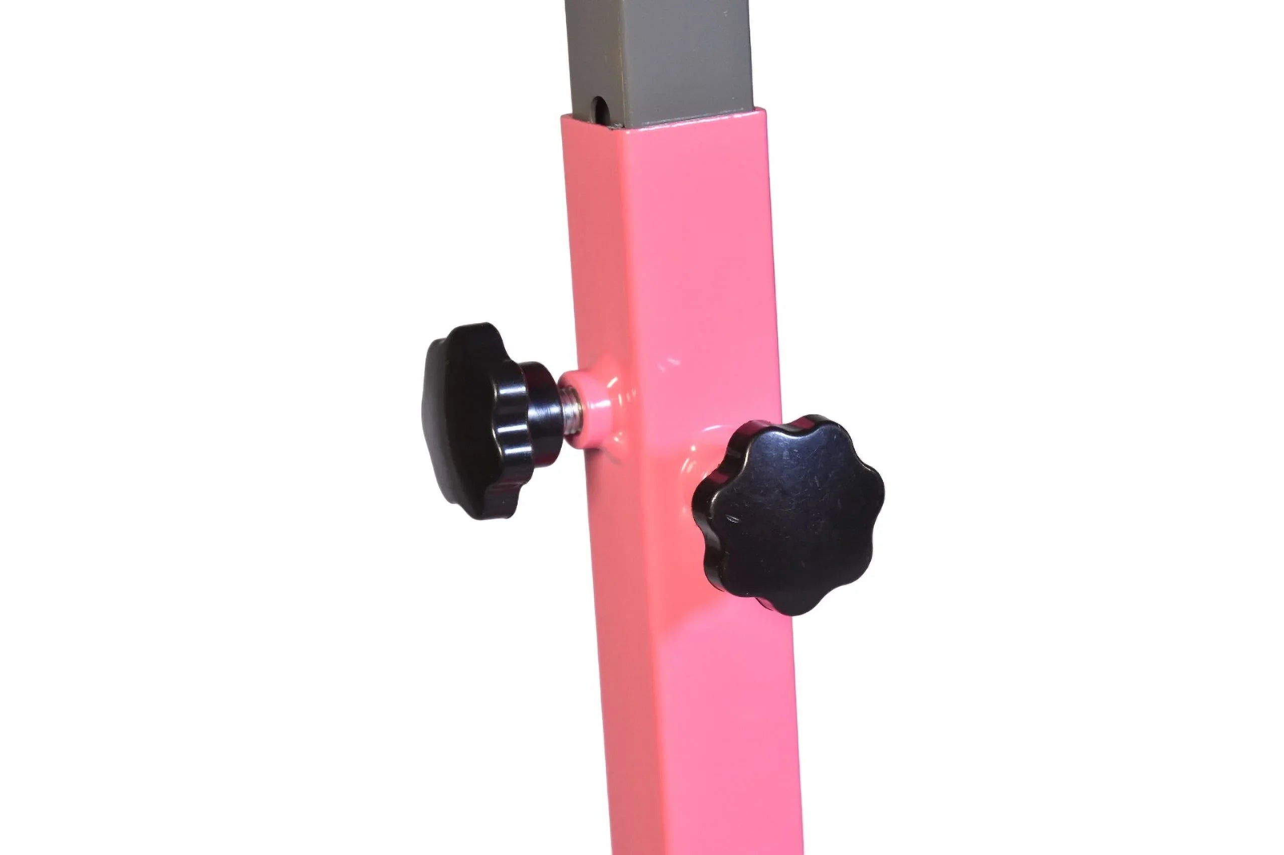 Balançoire Gymnastics Bar for Kids Expandable Kip Bar 3 FT to 5 FT Gymnastics BAR Horizontal Bar, Height Adjustable Junior Training Bar HD Strong Curved Legs Home Gym Gymnastic Training Equipment PINK