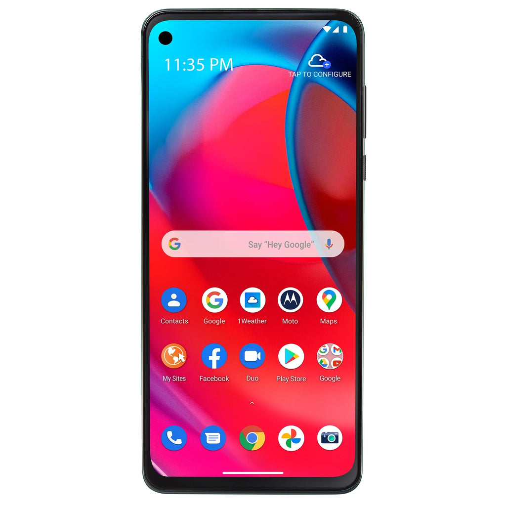 Straight Talk Motorola Moto G Stylus 5G (2021), 128GB, Black, Prepaid Smartphone [Locked to Straight Talk]