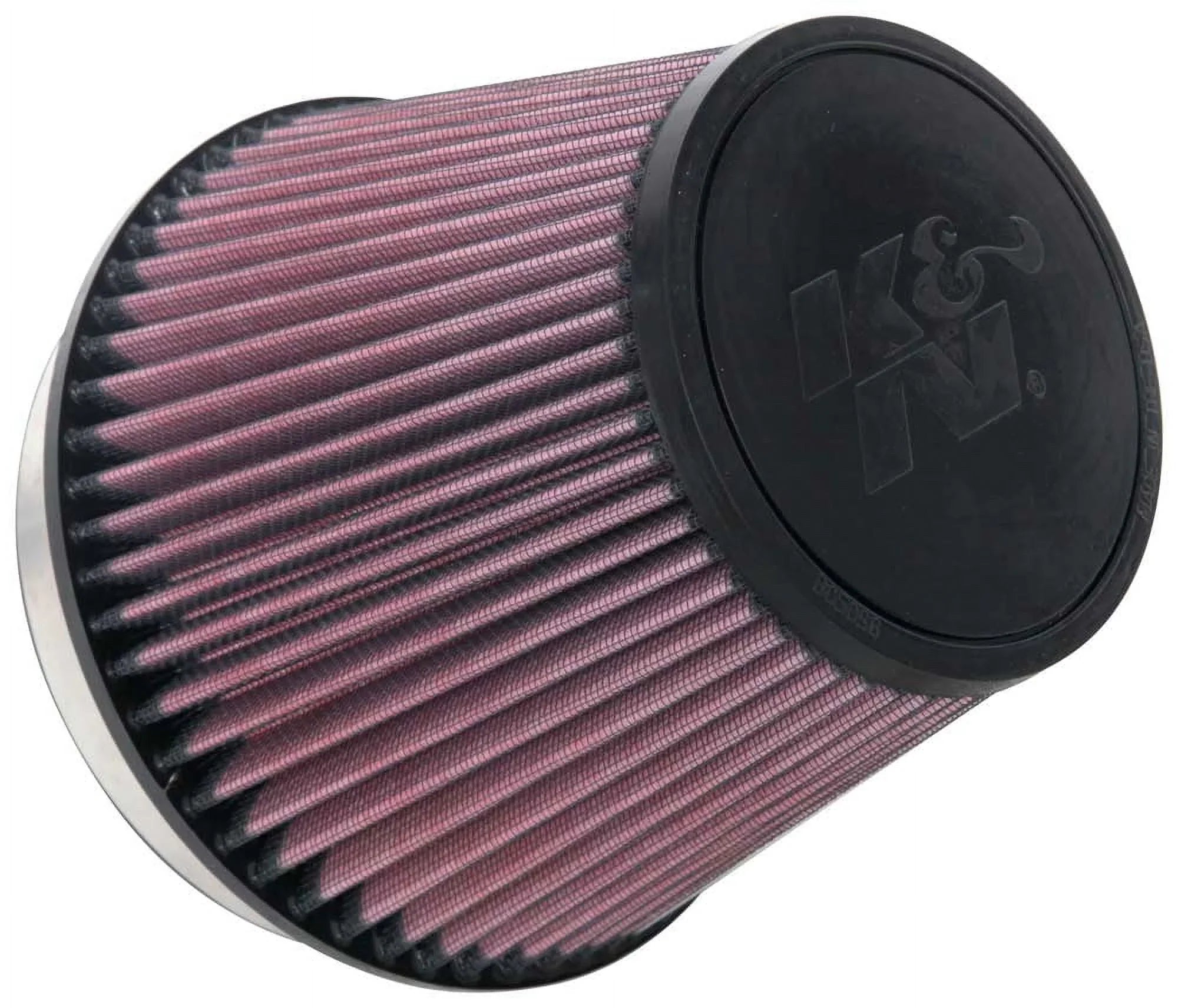 K&N Universal Clamp-On Air Filter: High Performance, Premium, Washable, Replacement Engine Filter: Flange Diameter: 6 In, Filter Height: 6 In, Flange Length: 1 In, Shape: Round Tapered, RU-1036