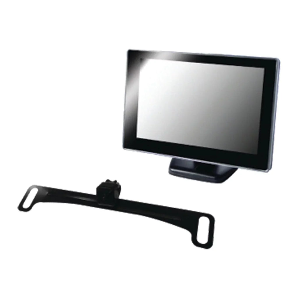 BOYO Vision VTC175M Vehicle Backup System with 5-Inch Rearview Monitor and License-Plate Camera System