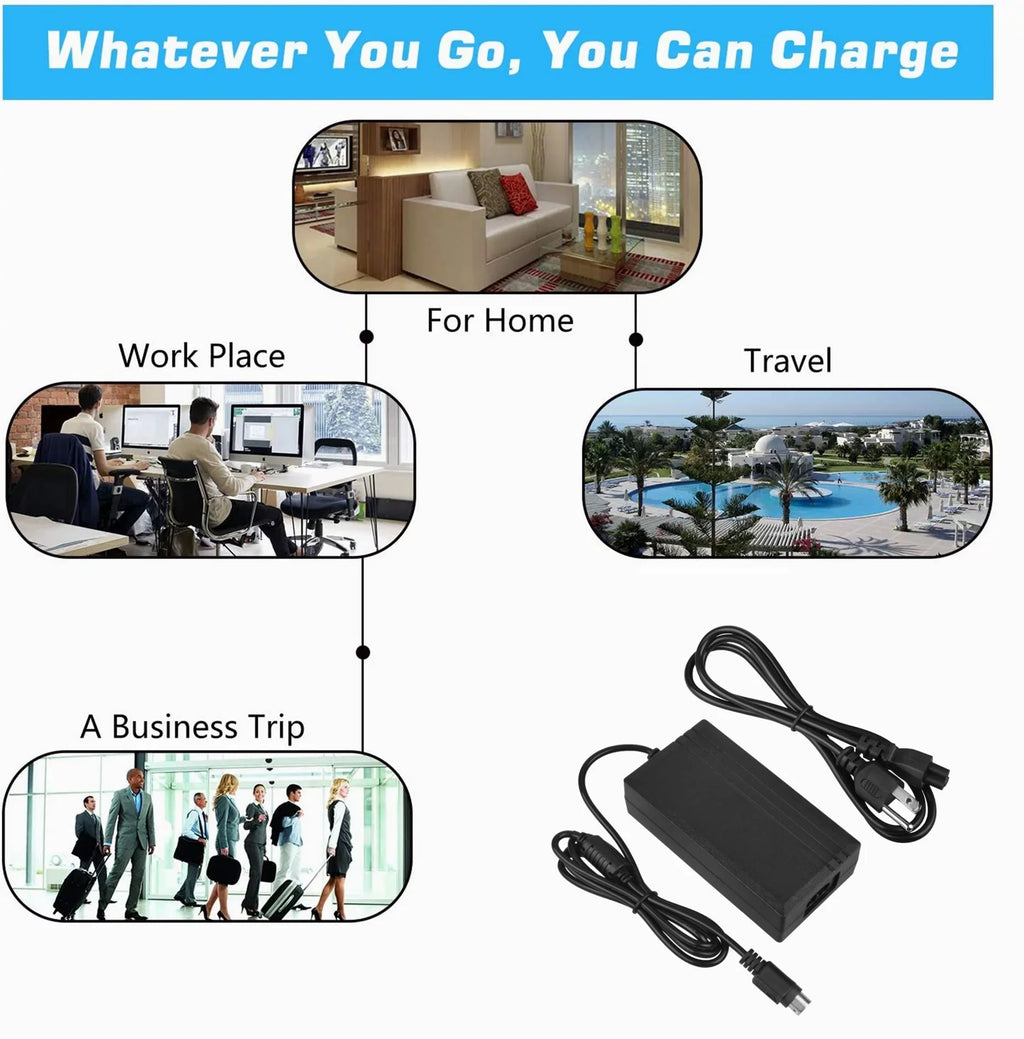 KONKIN BOO Fitting 4-Pin DIAC/DC Adapter Replacement for YWDN0 SuperSpeed USB 3.0 Docking Station YWDNO Super Speed USB3 Dell Computer PC Dock Station 469-4034 4694034 332-0446 3320446 5V DC Power