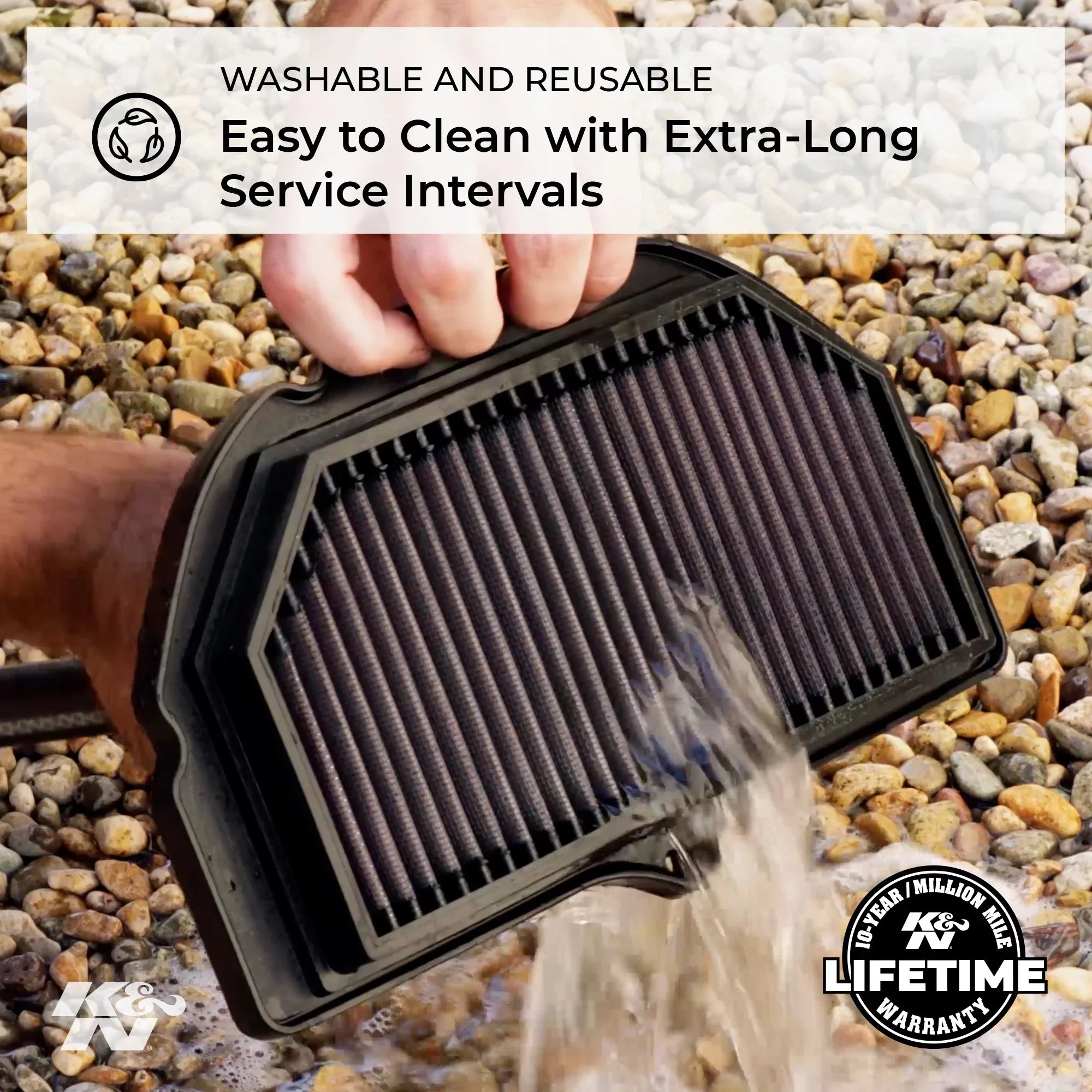 K&N Engine Air Filter: High Performance, Premium, Powersport Air Filter: 2001-2018 YAMAHA (FJR1300A, FJR1300AE, FJR1300AS, FJR1300ES, FJR1300) YA-1301