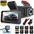 Dual Lens Car DVR Dash Cam Video Recorder G-Sensor 1080P Front And Rear Camera