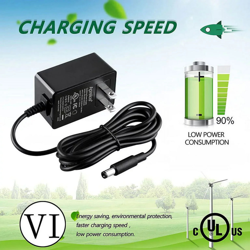 Aprelco UL Listed AC Adapter Fitting with Luminess BC-050CP BC050CP BC050CP-M BC050CPM BC-250 BC250 BC-200 BC200 BC-200M BC200M BC-200R BC200R Premium Air Cosmetic Heiress COMPLETE Airbrush Brush