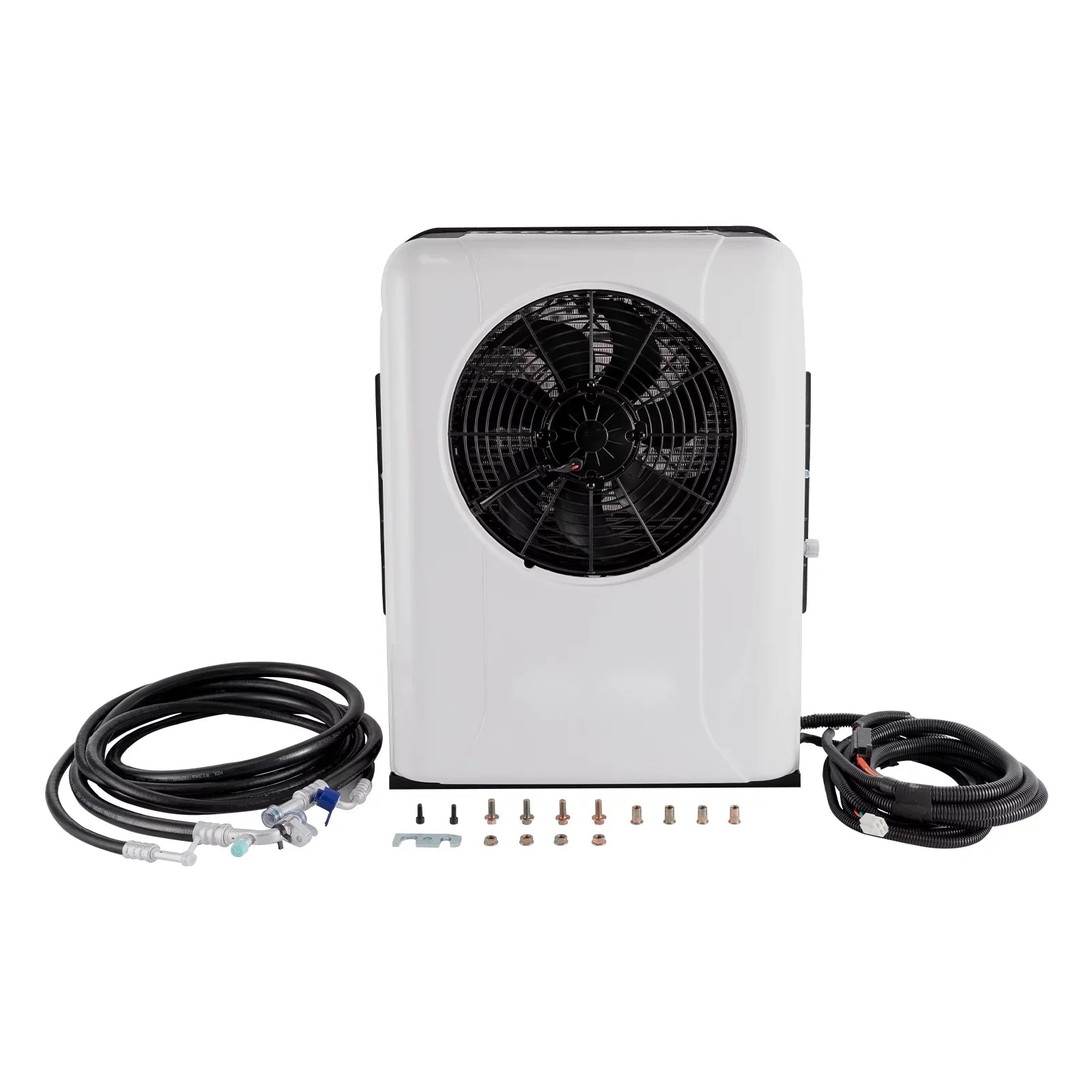 Aiqidi DC 12V Truck Cab Air Conditioner Split, Universal Truck Caravan Car RV Split AC System Unit, 800W, 6800BTU, 1000-3000RPM