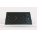 Lite-Touch Q Cortez 2-burner Trimline Cooktop, black with touch control - two 6 .5 inch 240V UL
