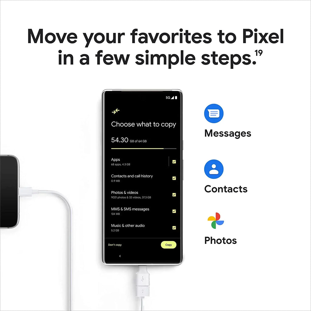 Google Pixel 6 Pro 128GB Verizon (Cloudy White) Cellphone- like New