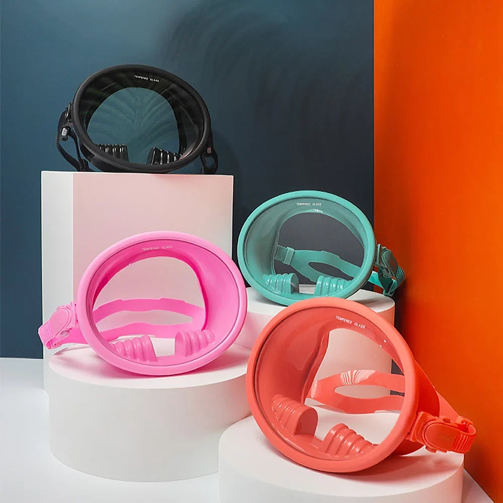 180° Wide View Diving Big Frame Watertight and -Fog Lens for Best Vision Underwater Snorkeling Spearfishing Full Diving
