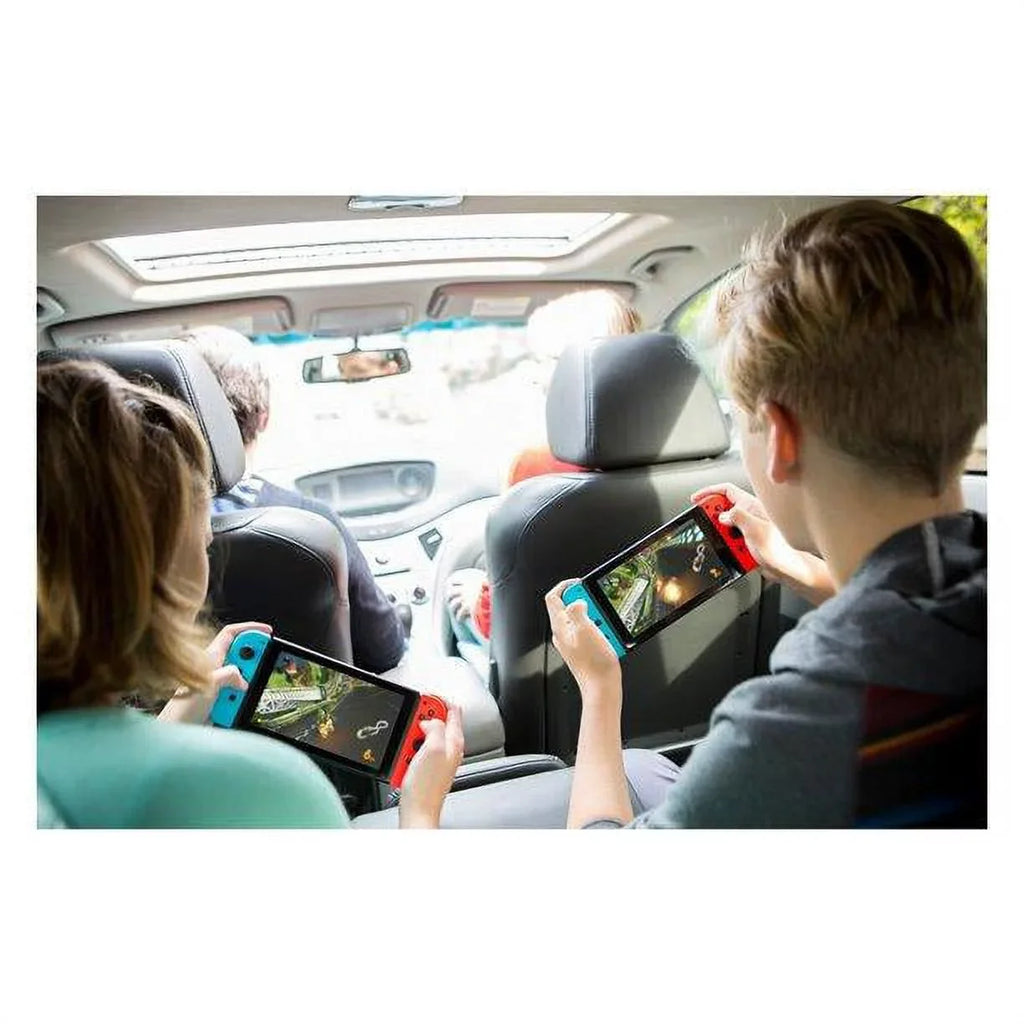 Nintendo Switch Bundle: Mario Kart 8 Deluxe /The Legend of Zelda: Breath of the Wild and Nintendo Switch 32GB Console with Neon Red and Blue Joy-Con, 3 Months Nintendo Switch Online Membership