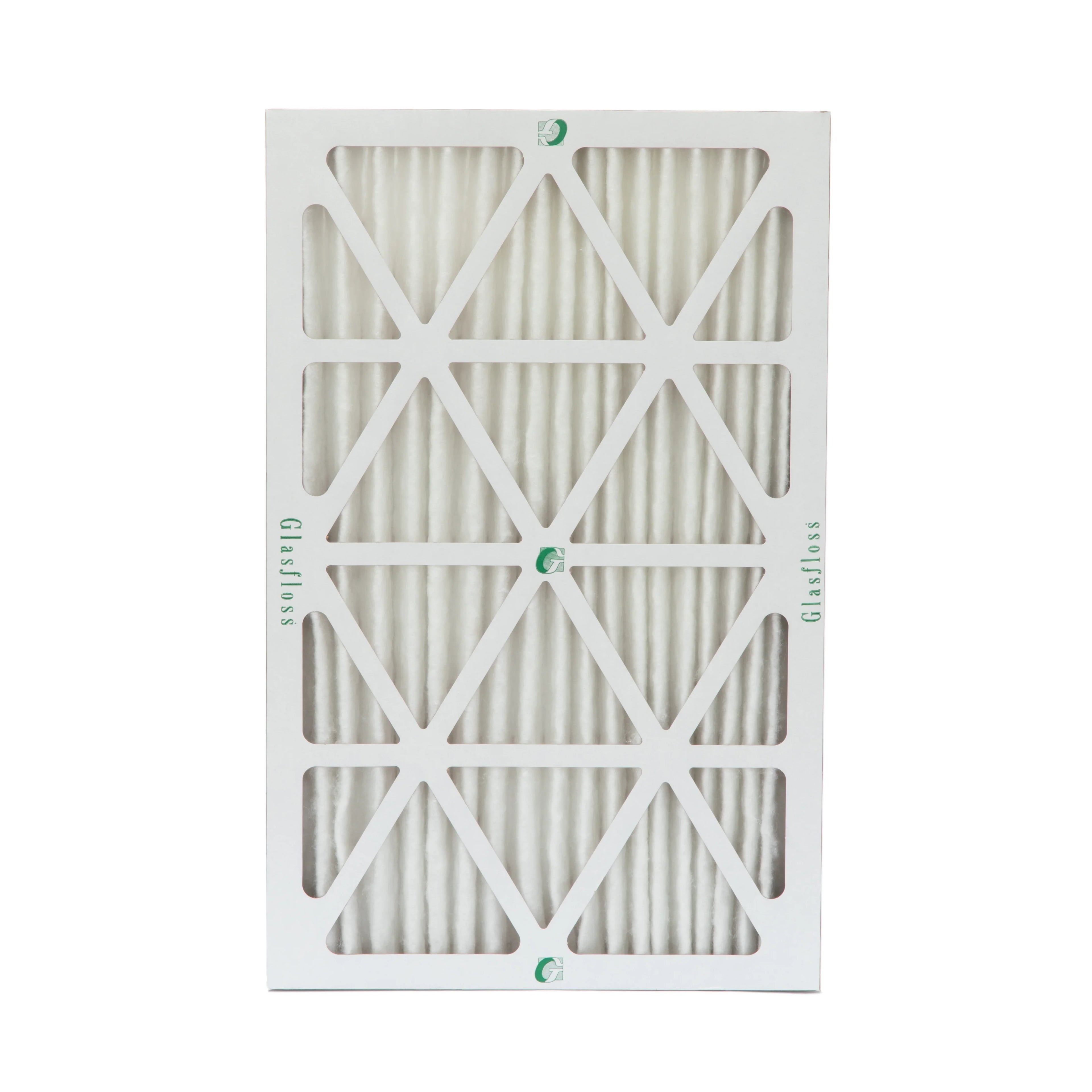 12 Pack of 14x25x2 MERV 10 Pleated 2" Inch Air Filters by Glasfloss. Actual Size: 13-1/2 x 24-1/2 x 1-3/4