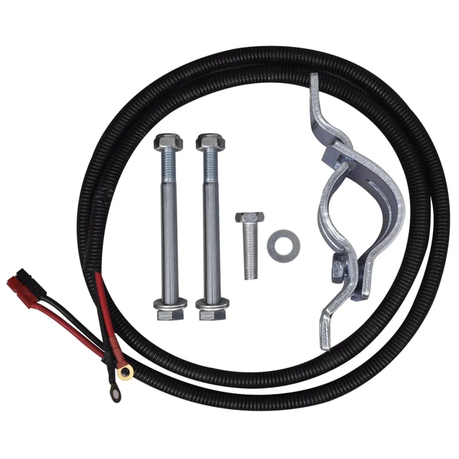 Tomshoo Motorized Jockey Wheel Trailer Mover 12 V 350 W