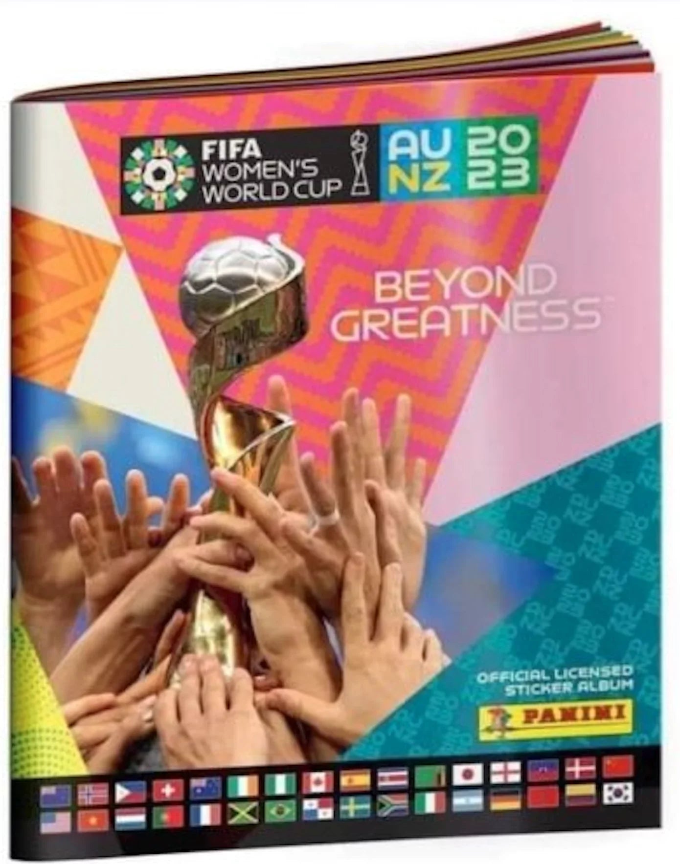 Panini FIFA Women's World Cup 2023 Album + 25 Packs (125 Stickers)