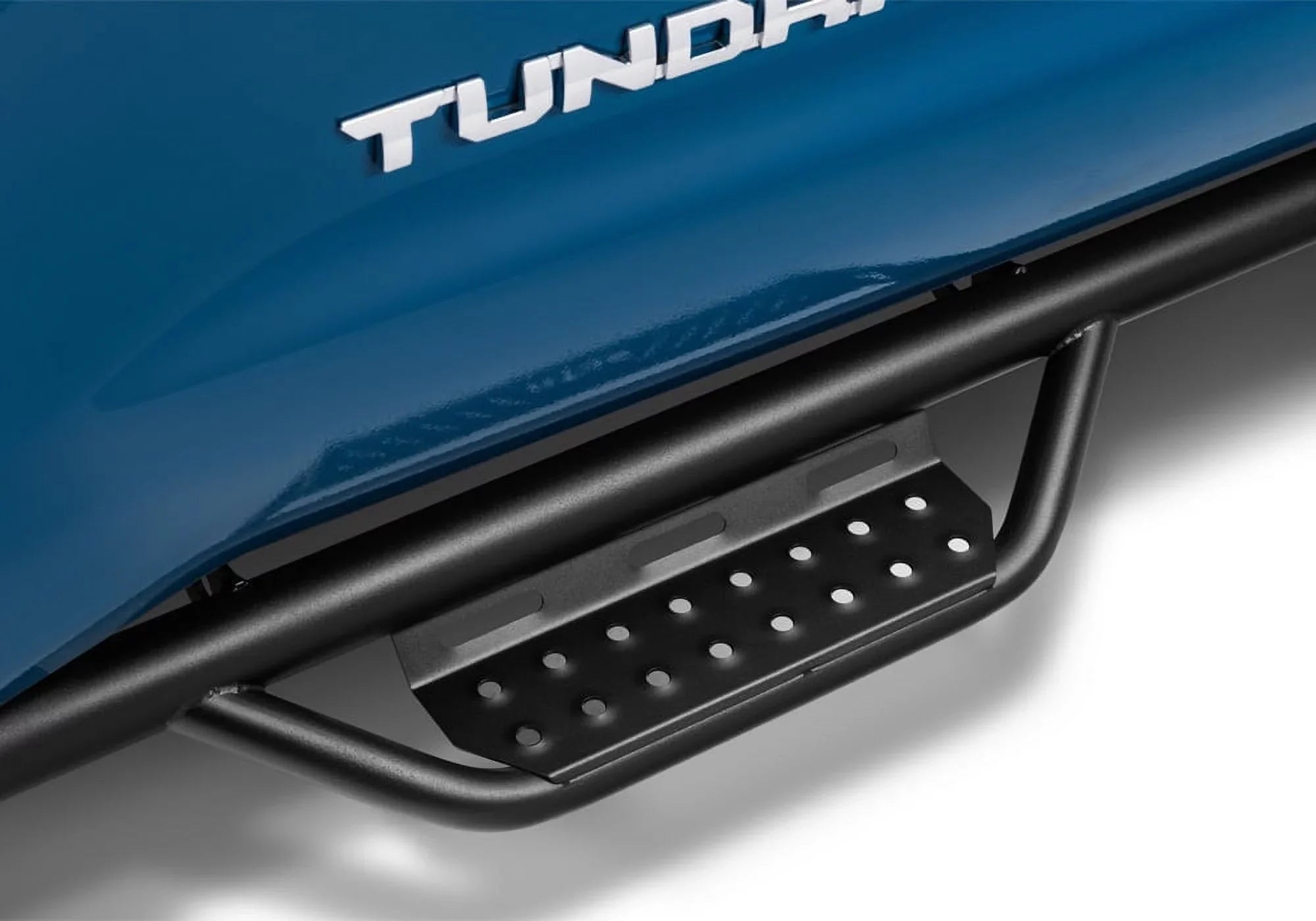 N-Fab by RealTruck Nerf Steps Rs | Textured Black, Cab Length | 319418112 | Fitting with 2019-2020 Ford Ranger Crew Cab All Beds, SRW Gas