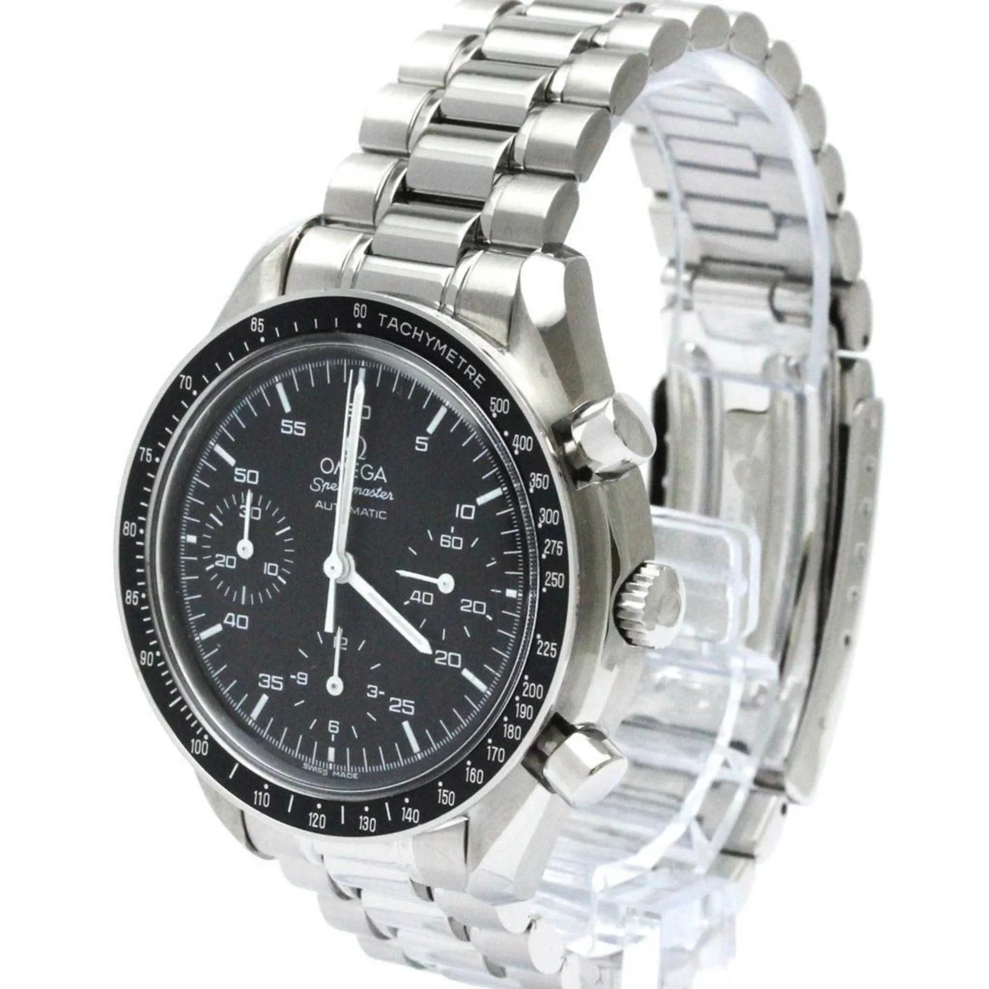 Pre-Owned Polished OMEGA Speedmaster Automatic Steel Mens Watch 3510.50 BF566753 (Good)