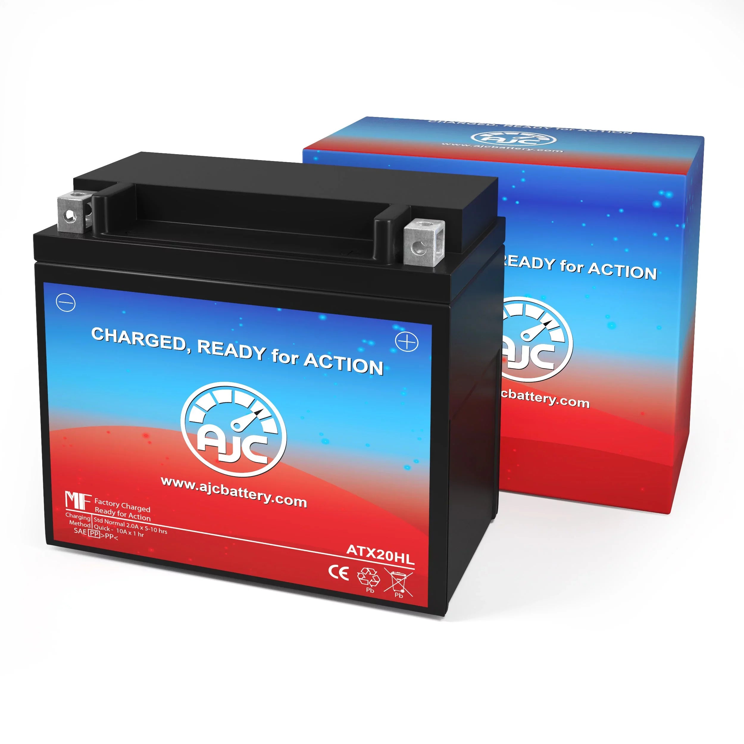 AJC Battery Suitable with Kawasaki (Jet Ski) JH750 ZXi 750 750CC Personal Watercraft Replacement Battery (1995-1997)
