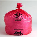 SSBM 24"x24" Biohazard Infectious Waste Liners Bags, Red, 7-10 Gal, 1.5 Mil, 200 Pcs