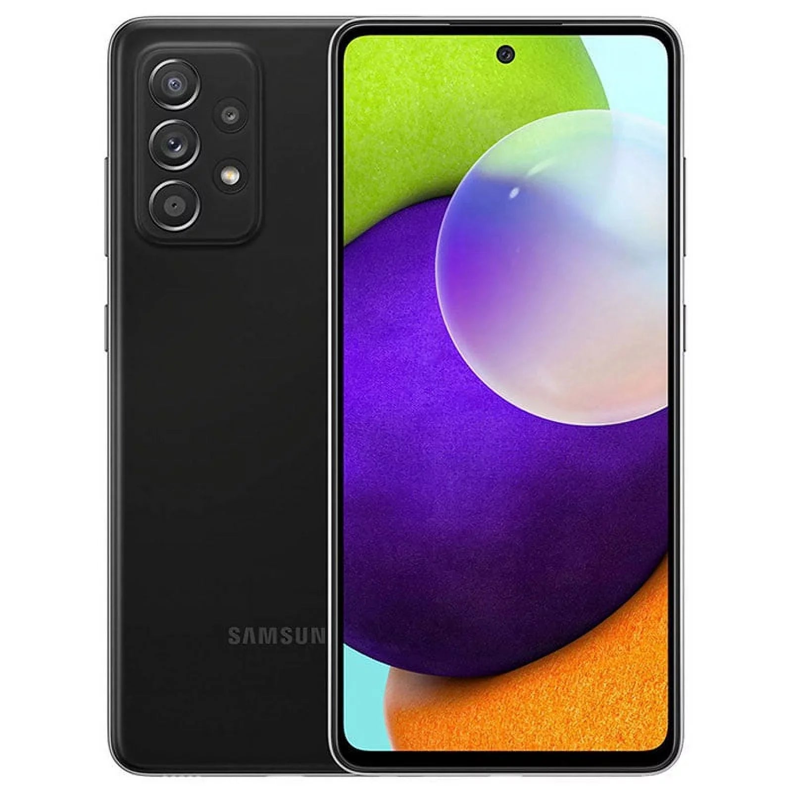 Restored Samsung Galaxy A52 5G A526U 128GB Black GSM Unlocked (AT&T/TMobile Matching Smartphone (Refurbished)
