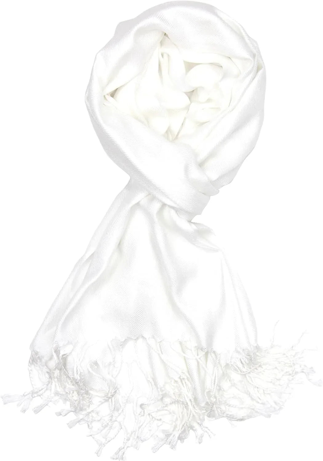 Achillea Large Soft Silky Pashmina Shawl Wrap Scarf in Solid Colors