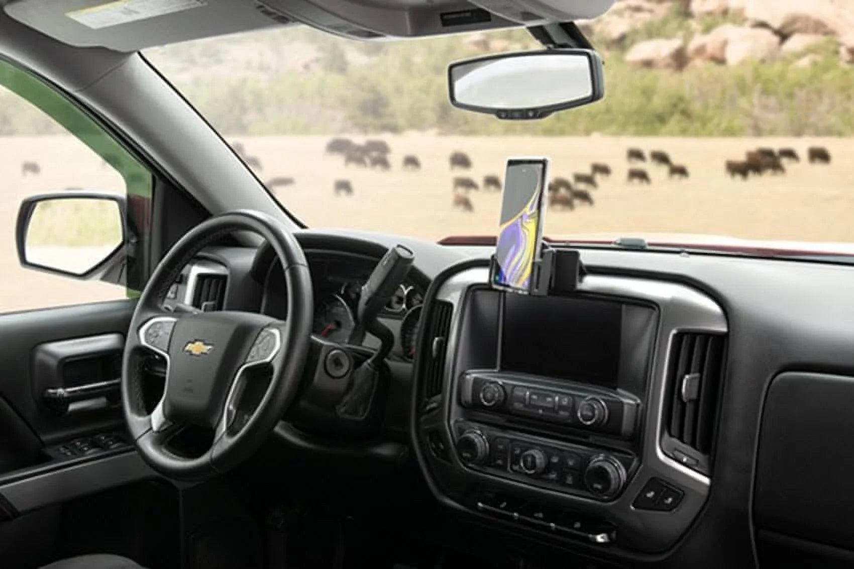 Scosche PC241503 ProClip Center Dash Mount Matching with 2014-2018 Chevy Silverado 2500/3500 Series Trucks (Mounting Base Only)