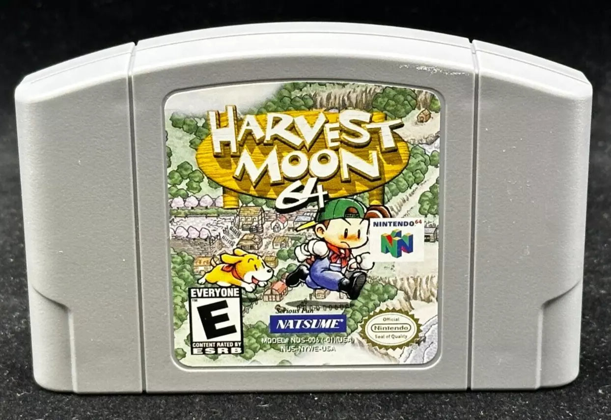 Harvest Moon 64 Nintendo 64 N64 Cassette Genuine Only TSUME-
