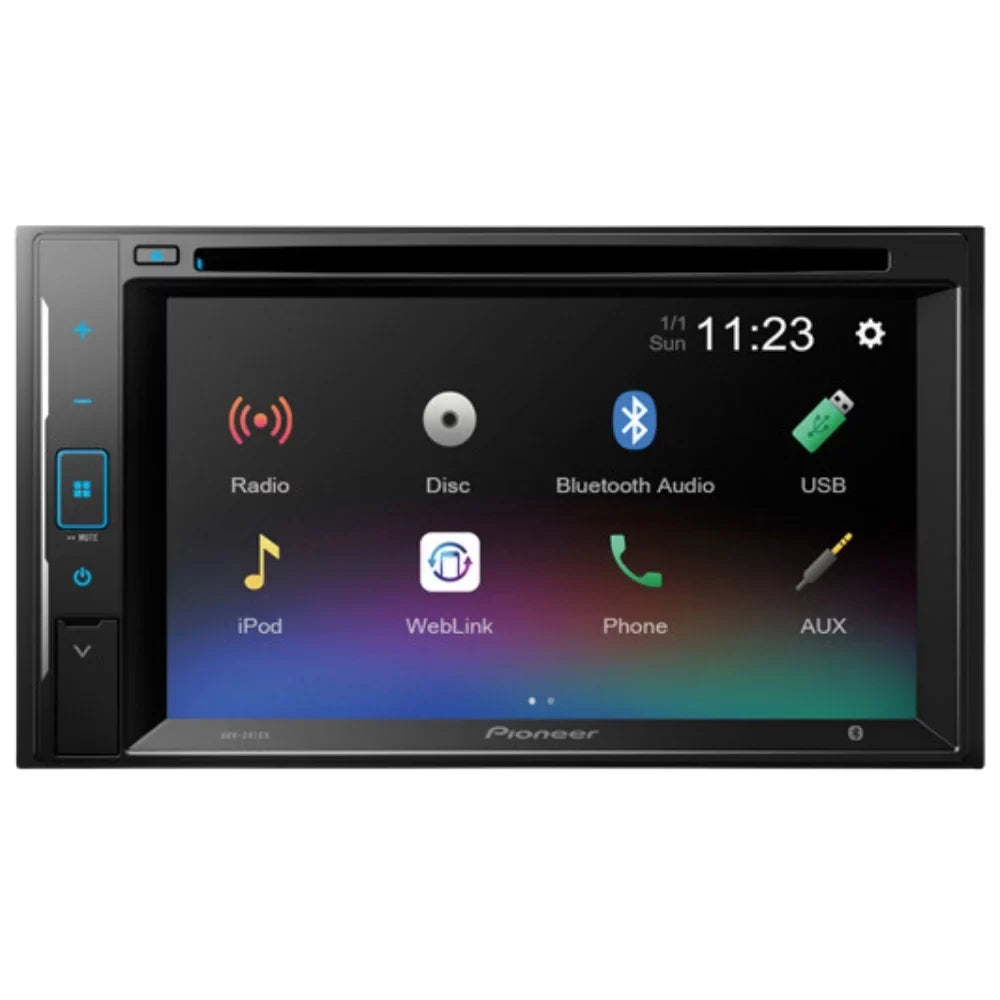 KIT4960 Bundle for 2011-2014 Toyota Sienna Van W/ Pioneer AVH-241EX Double DIN Car Stereo with Bluetooth/Backup Camera/Installation Kit/in-Dash DVD/CD AM/FM 6.2" Touchscreen Digital Media Receiver