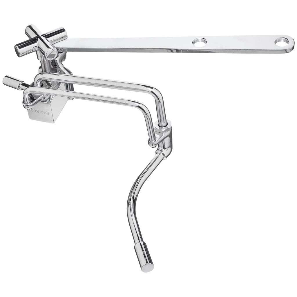 Brondell Side-Mounted All Metal Attachable Bidet with Adjustable Spray Wand, Ambient Temperature in Silver