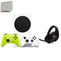 Microsoft Xbox Series S 512GB All-Digital Video Game Console with Extra Wireless Controller - Electric Volt - HyperX Cloud Stinger Gaming Headset and Microfiber Cleaning Cloth